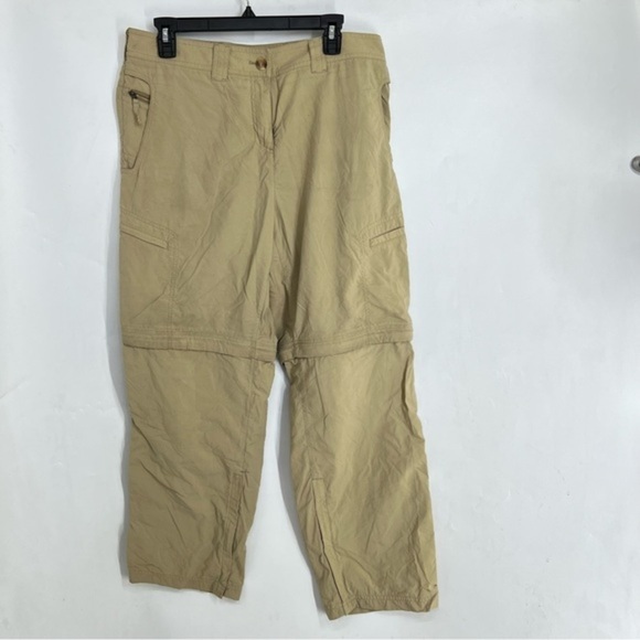 ExOfficio Women's Convertible Hiking Pants Bug Repellent Nylon Outdoor 14 cargo - Picture 1 of 8